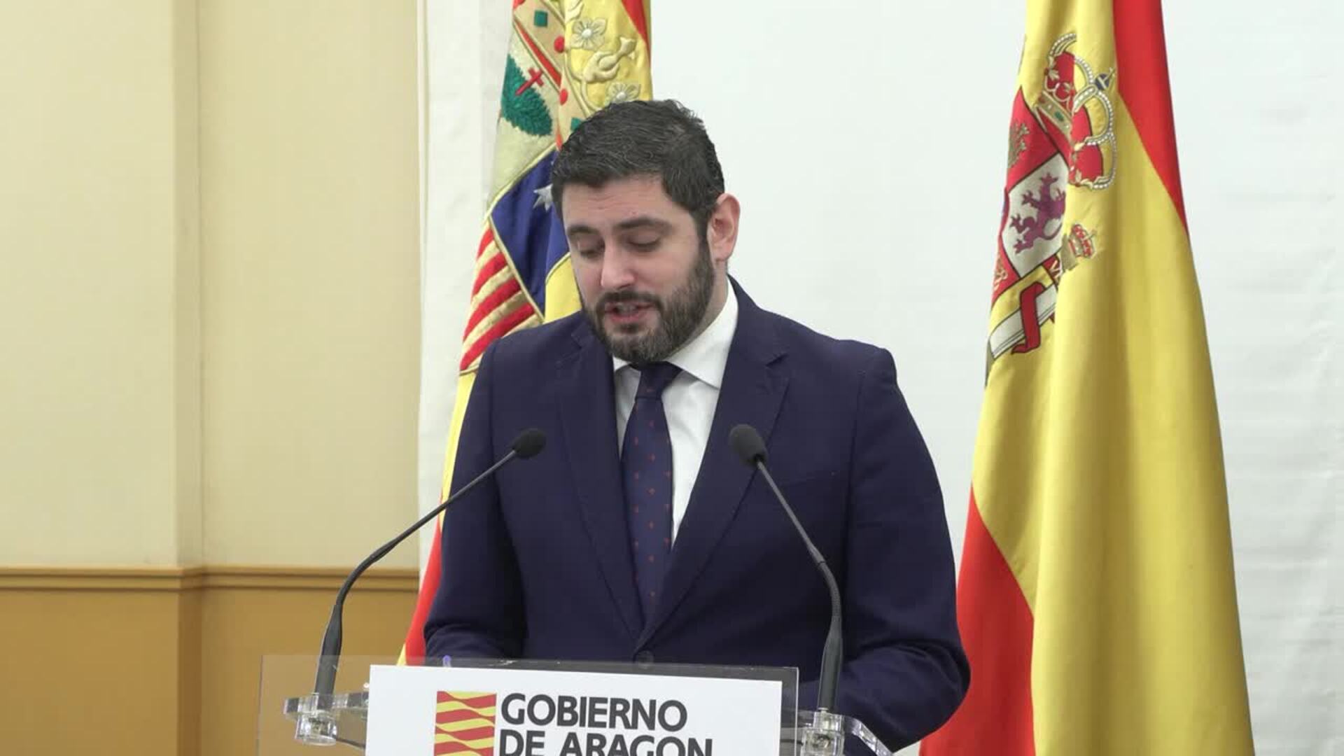Vox afirma que Azcón "quiere elecciones" en Aragón y los presupuestos son "una excusa"