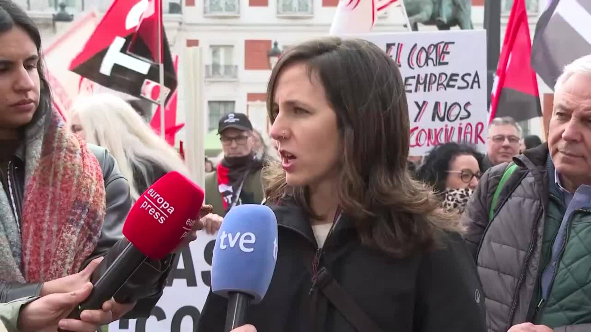 Belarra asegura que la distancia de Podemos con el Gobierno es cada vez mayor: "Está al límite"