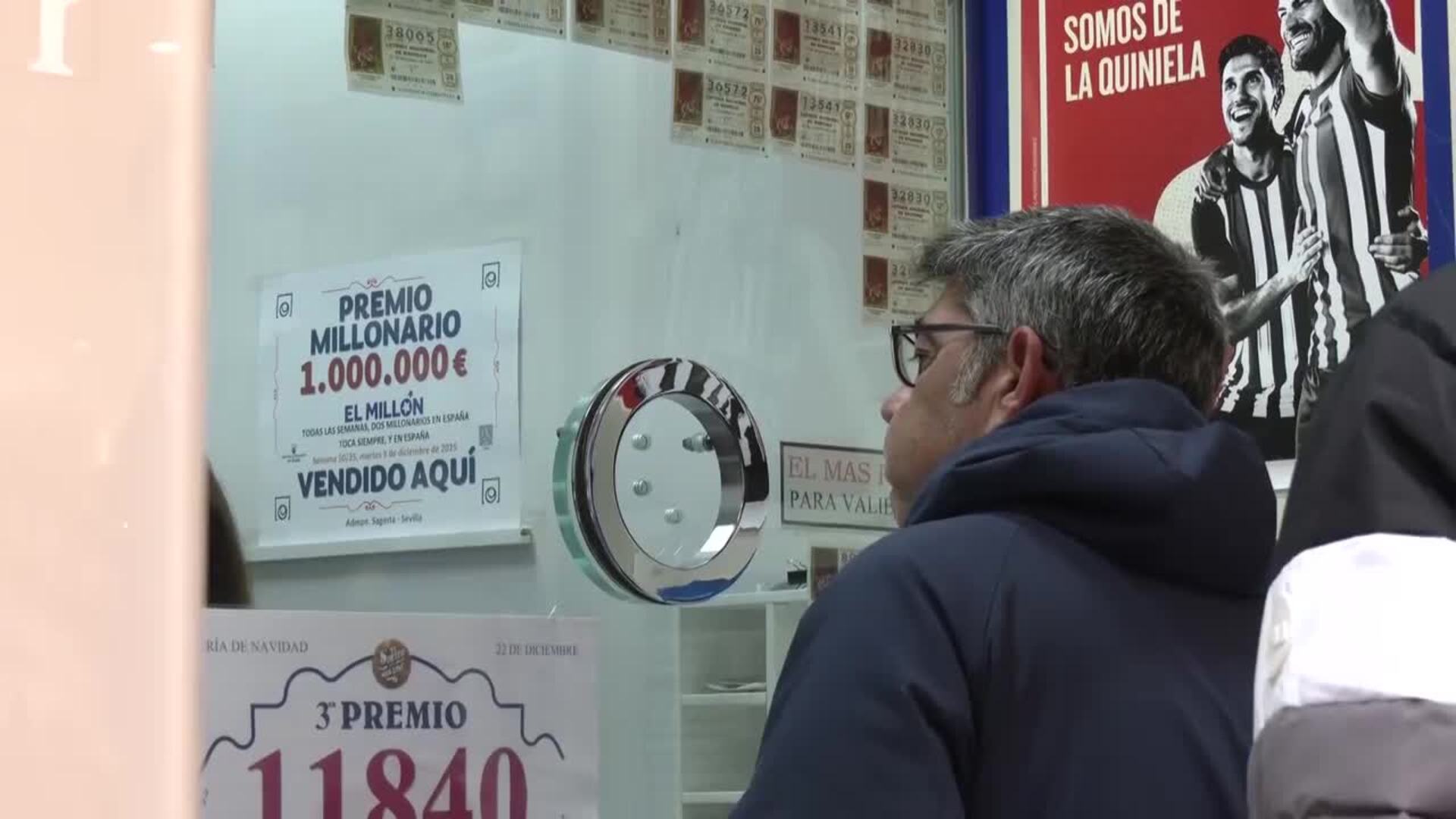 Cada andaluz gasta este año 64,05 euros en el Sorteo de Navidad, 12 euros menos que la media