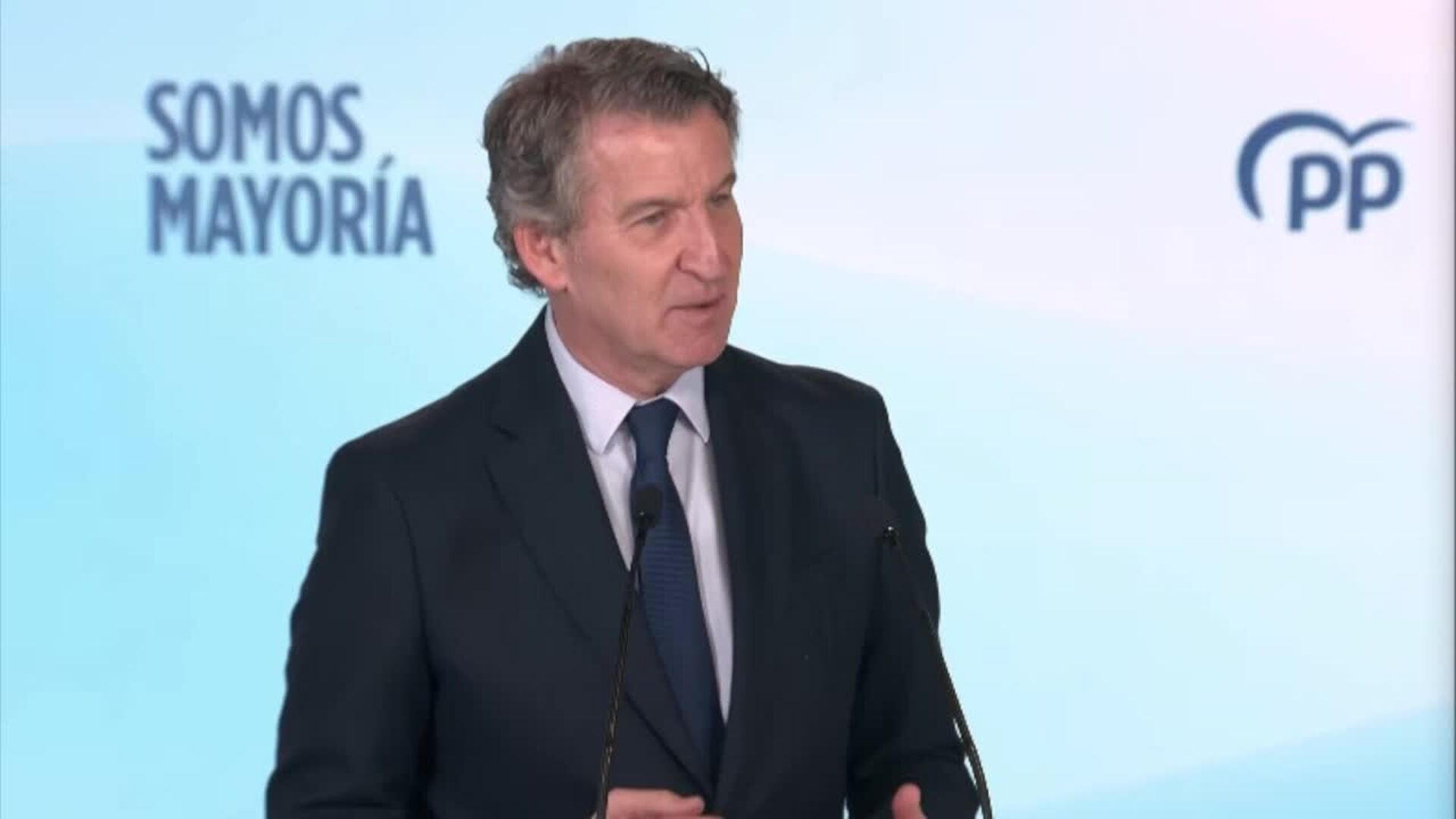 Feijóo culpa a Sánchez de la subida de Vox y pide a Abascal "proporcionalidad"