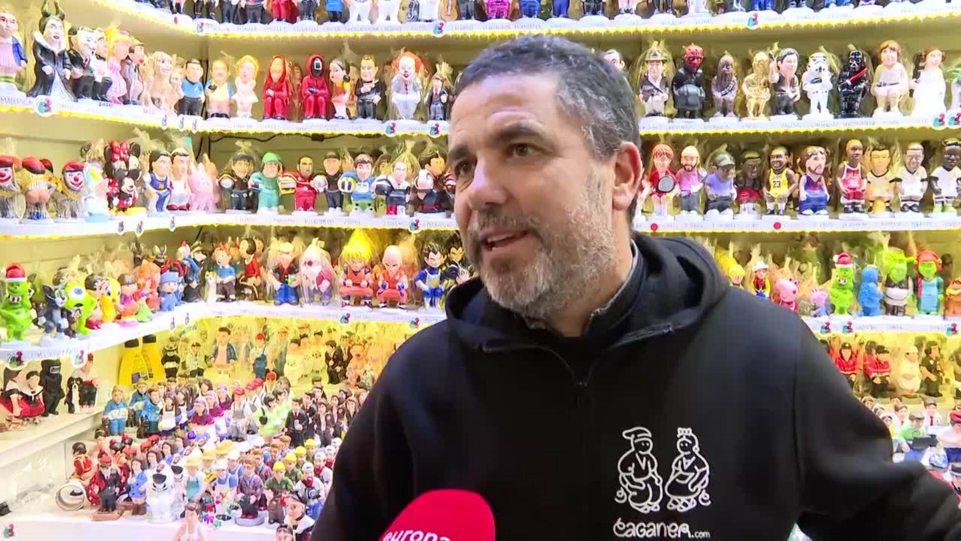Sergi Alòs, copropietario de caganer.com: "Vendemos unos 210.000 caganers al año"
