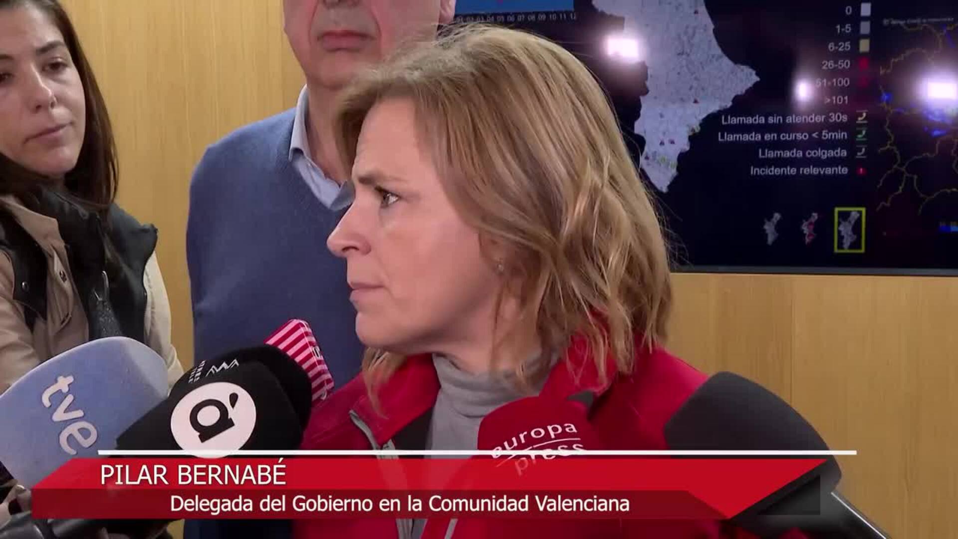 La alerta por lluvia sube a nivel rojo en el litoral sur de la provincia de Valencia