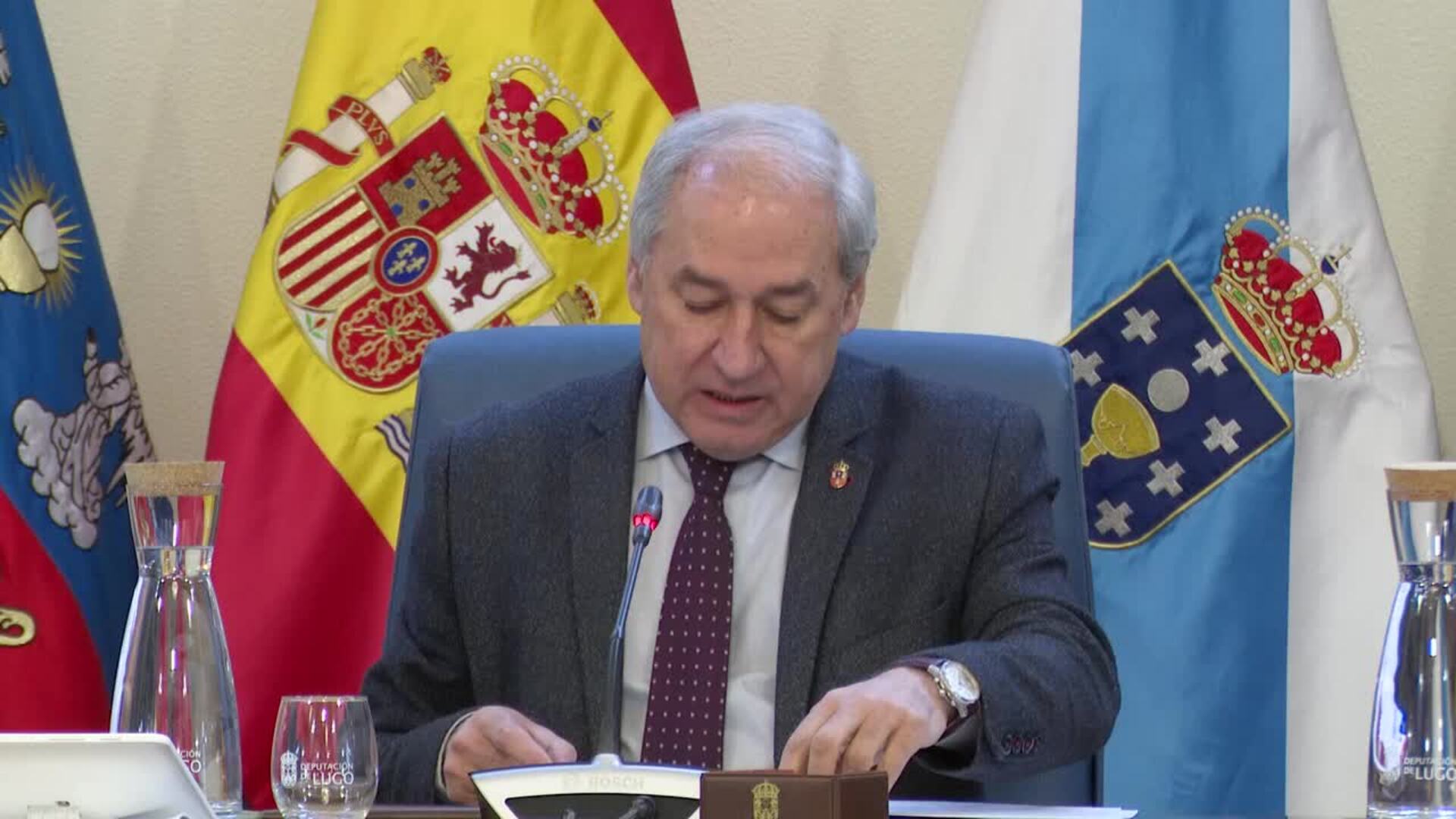 José Tomé oficializa su renuncia a la presidencia de la Diputación de Lugo