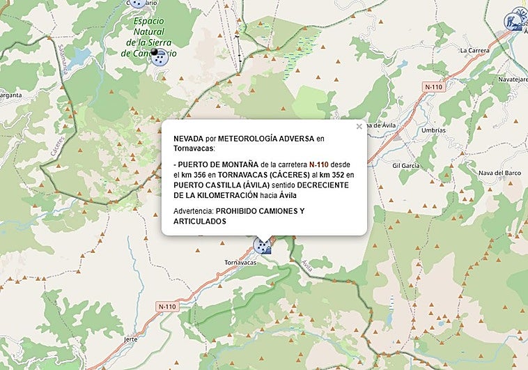 Extremadura roza los 3 grados bajo cero durante la madrugada