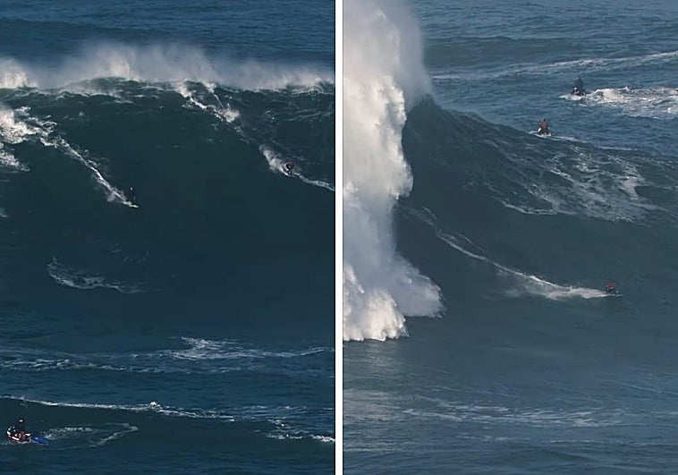La costa de Portugal se prepara para otro oleaje histórico: olas de hasta 20 metros este fin de semana