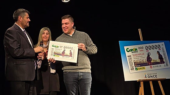 El Jarramplas de Piornal recorrerá España en cinco millones de cupones de la ONCE