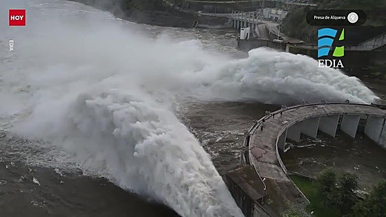Alqueva, el mayor embalse de Europa, empieza a desembalsar por cuarta vez en su historia