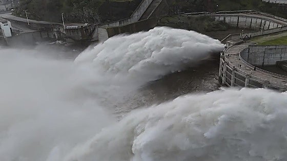 Alqueva, el mayor embalse de Europa, empieza a desembalsar por cuarta vez en su historia