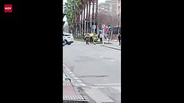 Se rompe una tubería de gas en Badajoz