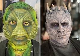 «Cuatro horas de trabajo de maquillaje»: el sorprendente 'antes y después' de las murgas más impactantes