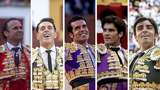 Cinco matadores de toros y un novillero con picadores presentes en la Feria de San Isidro de Madrid