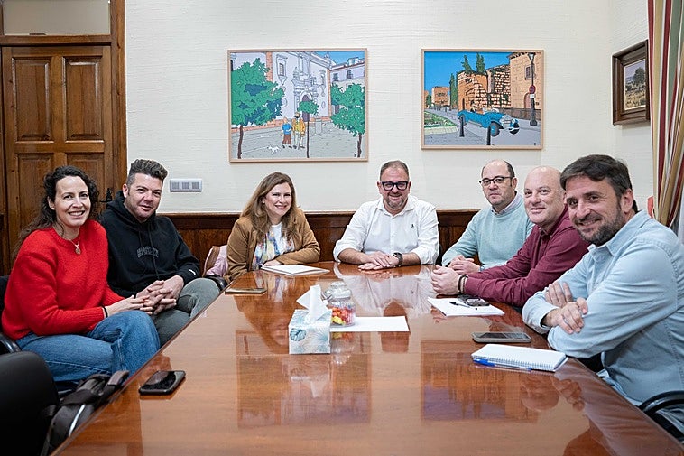 La asociación de la prensa de Mérida se reúne con el alcalde