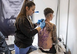 La convención de tatuajes en Ifeme, en imágenes