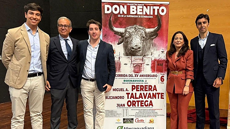 Perera, Talavante y Ortega, en la conmemoración de los 15 años de la plaza de toros de Don Benito
