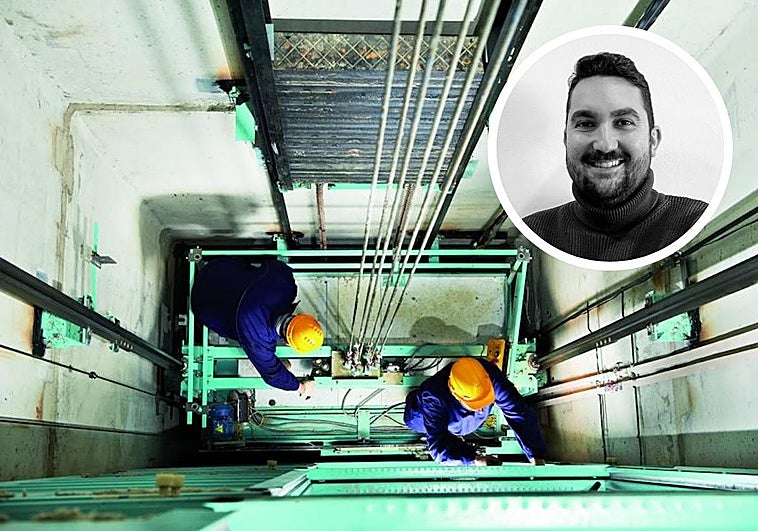 Andrés Hernáiz, experto en ascensores: «Puede deberse a un fallo eléctrico»