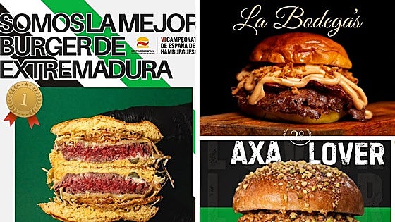 Las tres mejores hamburguesas de Extremadura están en estos restaurantes