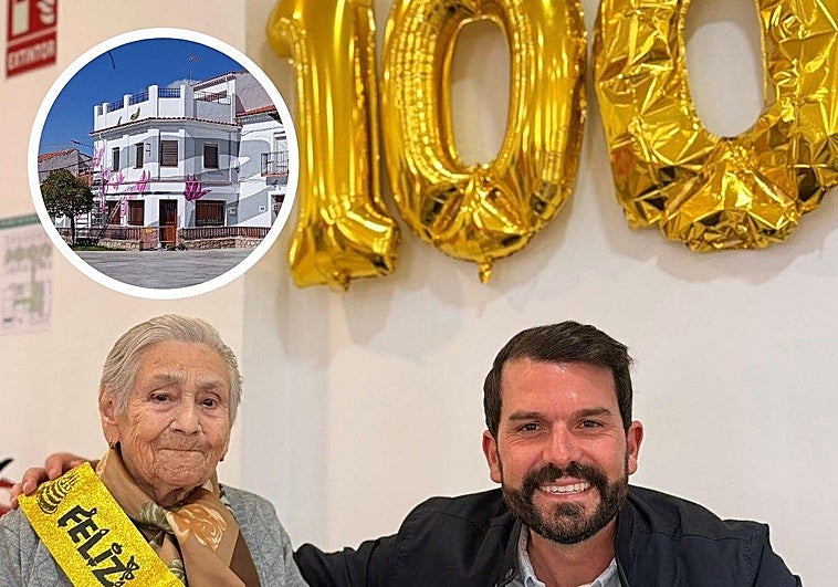 100 años en Salorino: así ha sido la emotiva felicitación de Sánchez Cotrina a esta vecina de su pueblo