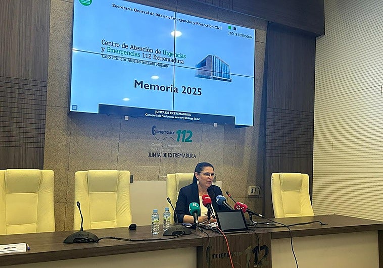 El 112 Extremadura gestionó un 9,6% más de incidentes en 2025, hasta los 131.500