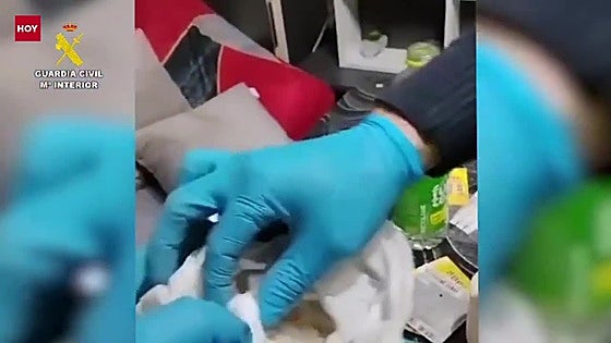 La Guardia Civil desmantela un punto de venta de drogas en San Vicente de Alcántara