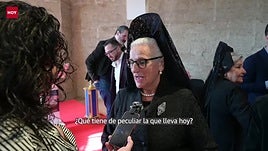 Las mantillas de Semana Santa conquistan la alfombra roja en Badajoz