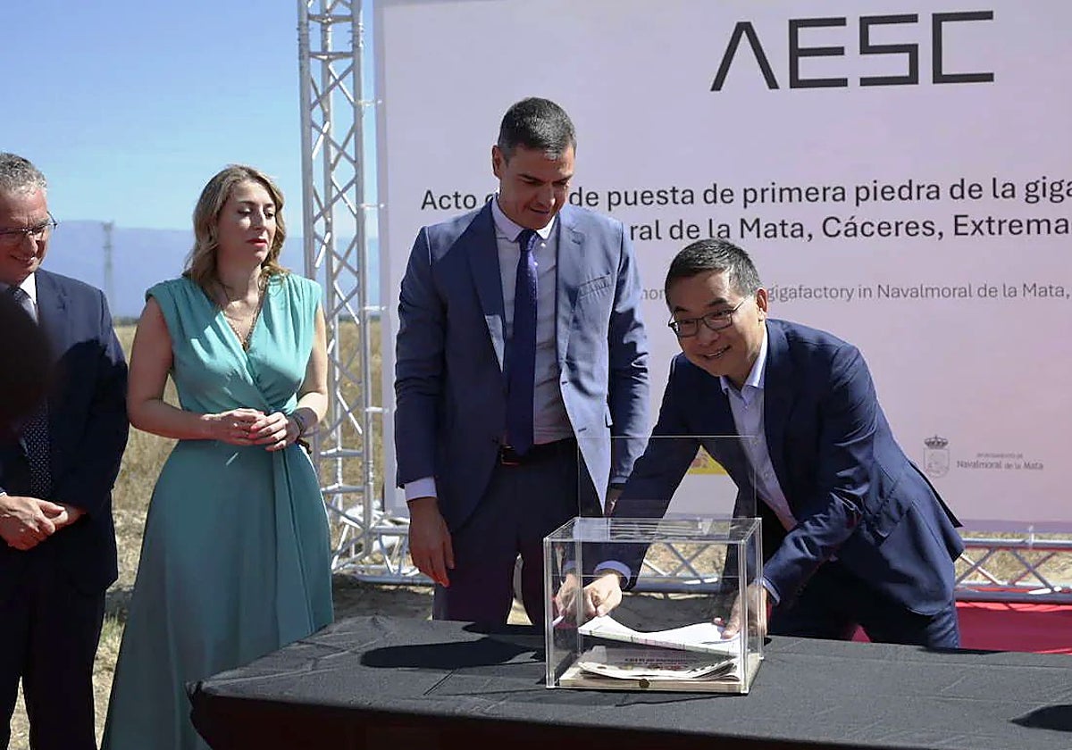 AESC presenta el nuevo proyecto de la gigafactoría de Navalmoral 