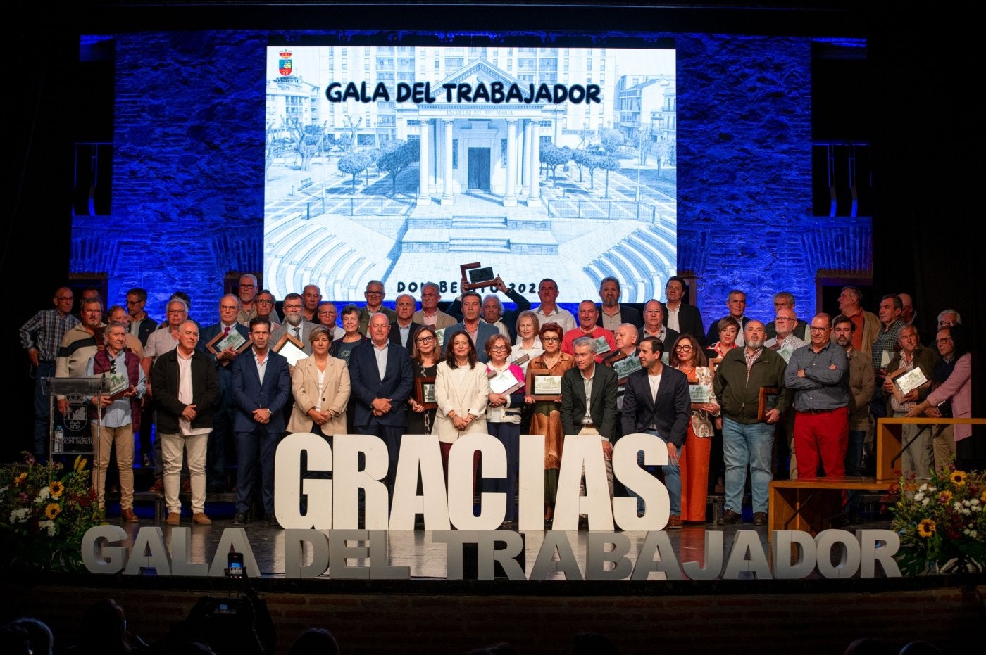 Personas homenajeadas en esta edición de la Gala del Trabajador.