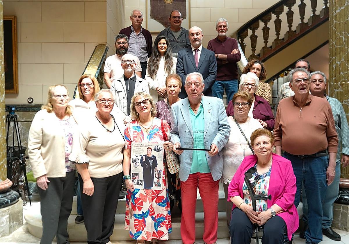 Algunos de los asistentes al homenaje a Florinda Chico.