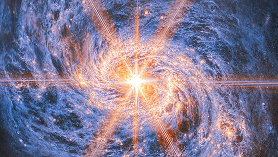 La impresionante imagen captada por el telescopio espacial James Webb: así es Messier 77, la 'Galaxia Calamar'