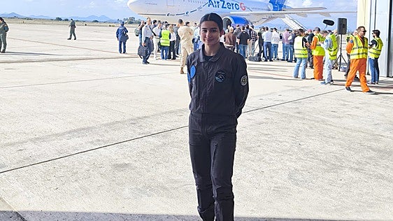 La adolescente cacereña que probó la ingravidez