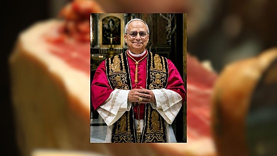 Jamón de Extremadura para el Papa León XIV en su visita a Madrid