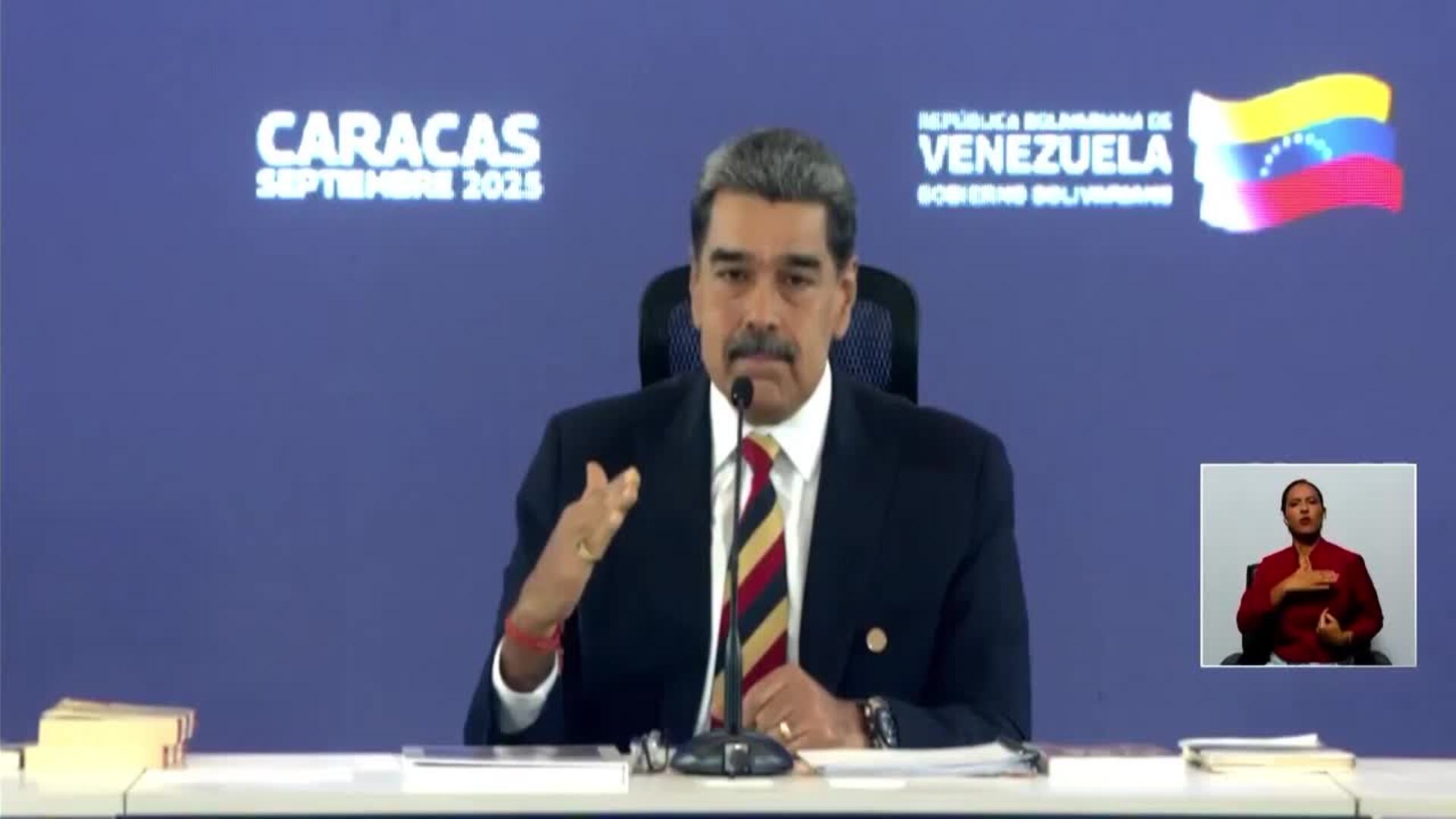 EE.UU. declara a Maduro "bajo arresto" e indica que será juzgado por "narcoterrorismo"