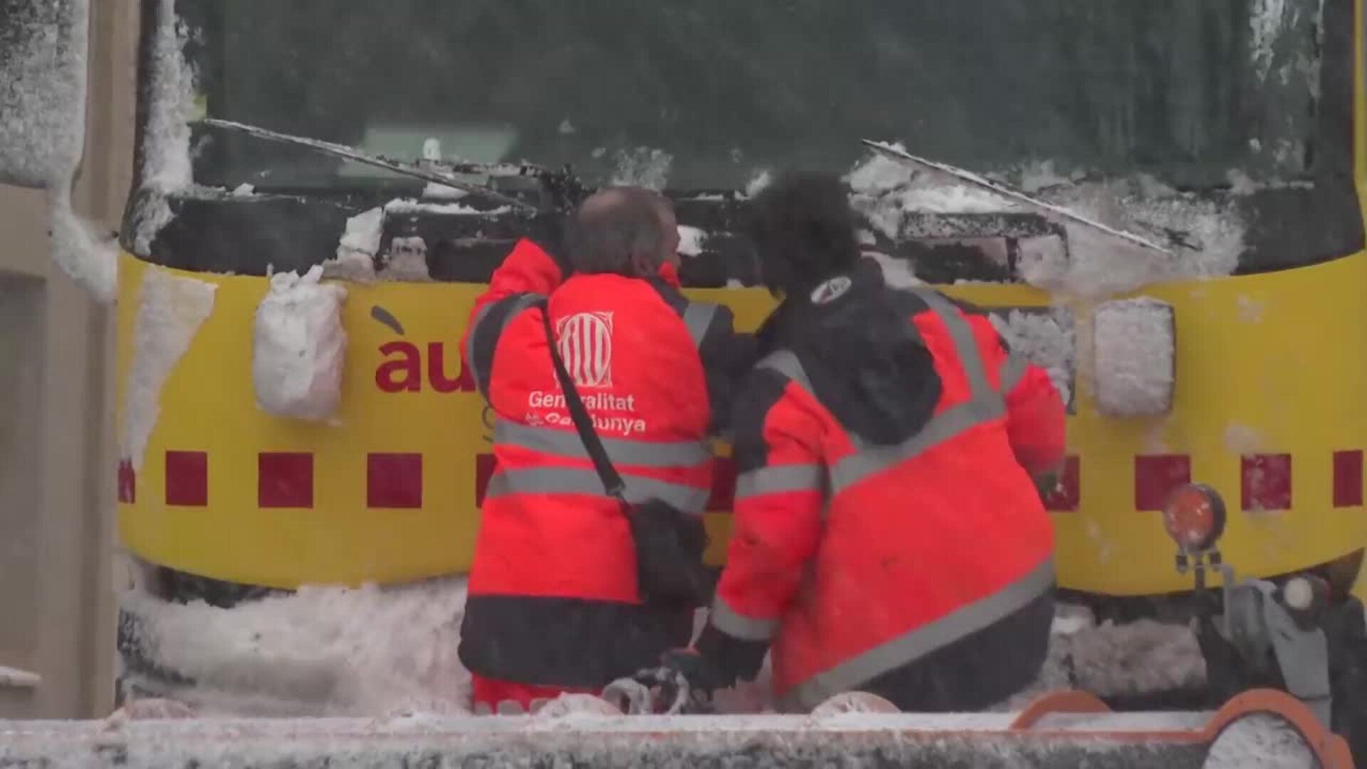 La borrasca cubre de nieve algunos municipios de Barcelona y Lleida