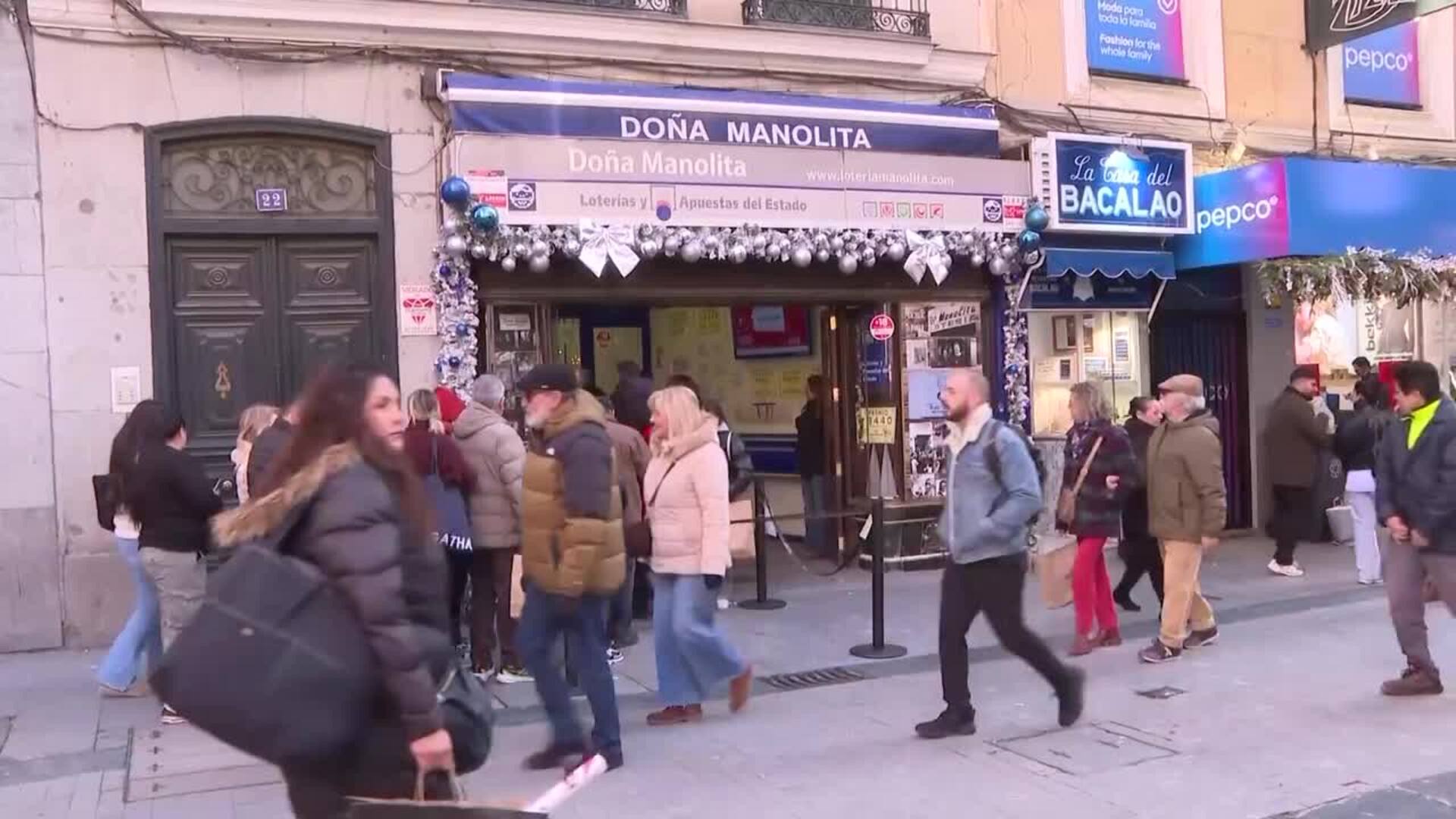 Doña Manolita vive sus últimas horas antes de la "segunda oportunidad" del Sorteo del Niño