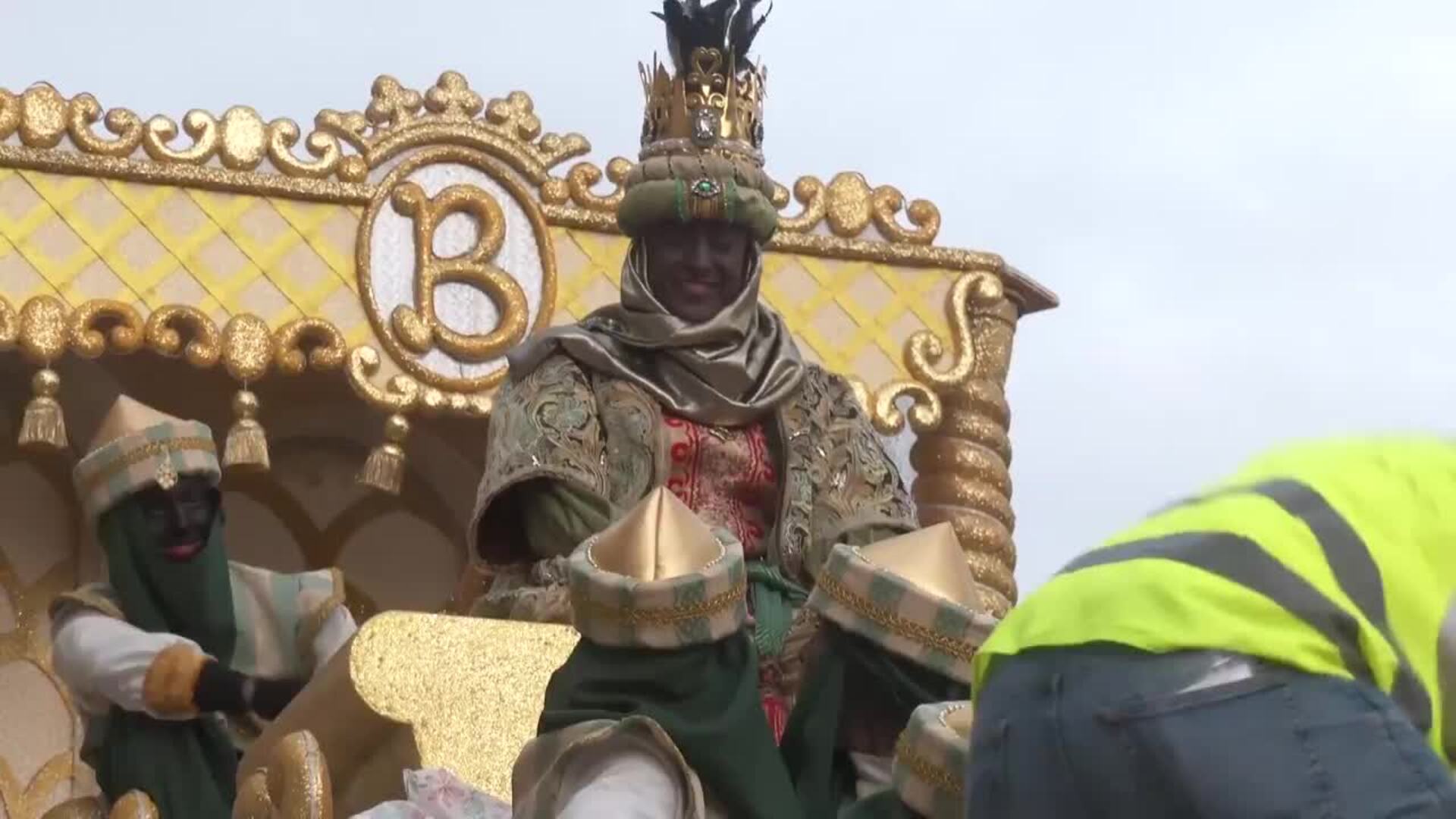 Moreno sale en la Cabalgata encarnado como Rey Baltasar preparado para "disfrutar"