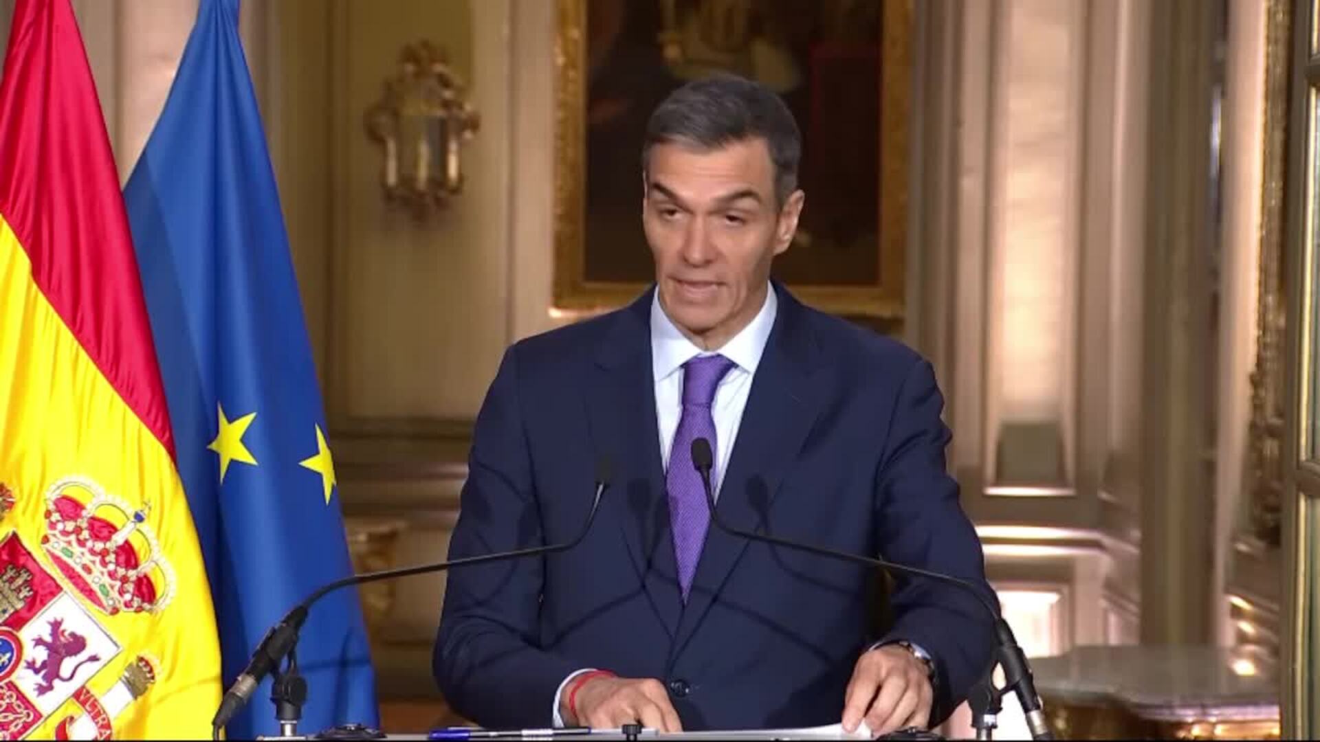 Sánchez ve un "precedente muy peligroso" en la operación de Trump en Venezuela