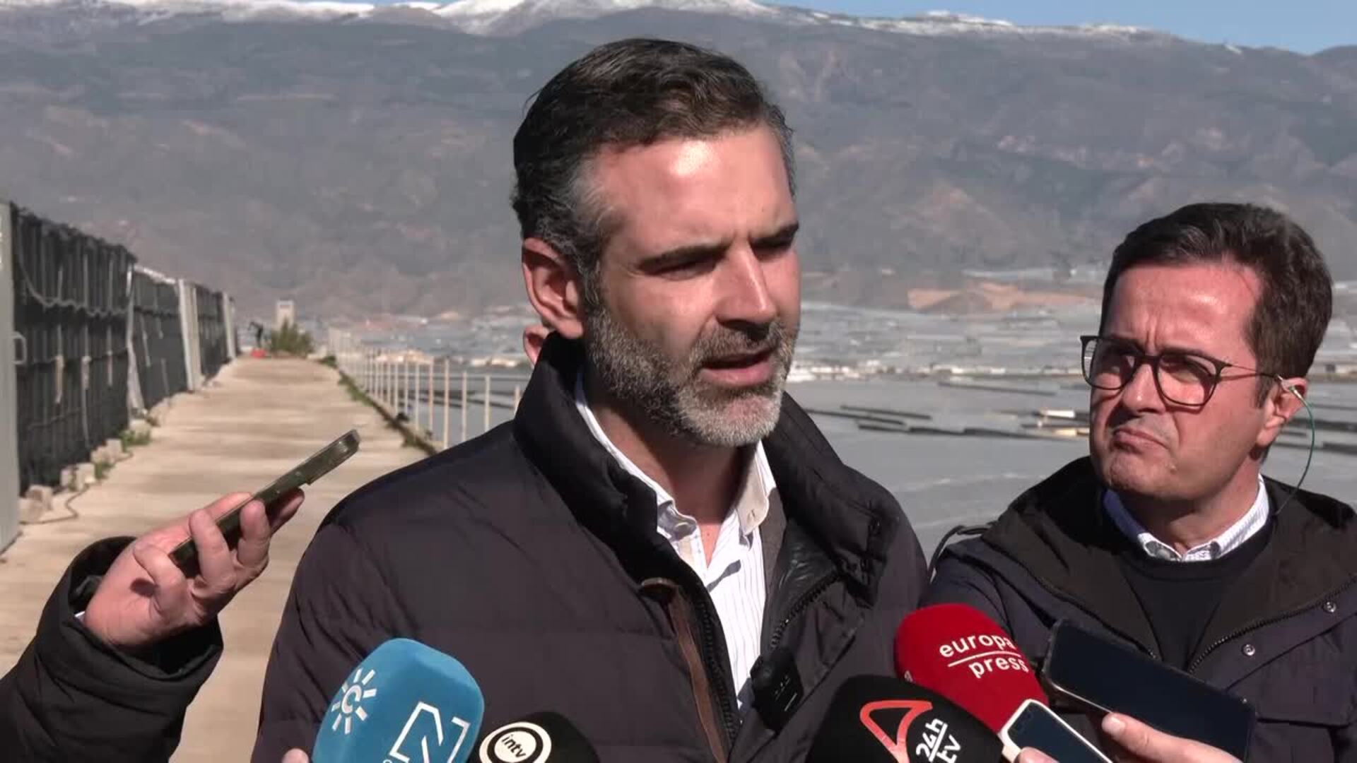 La Junta de Andalucía estima en 2.000 hectáreas los cultivos dañados por la borrasca 'Francis'