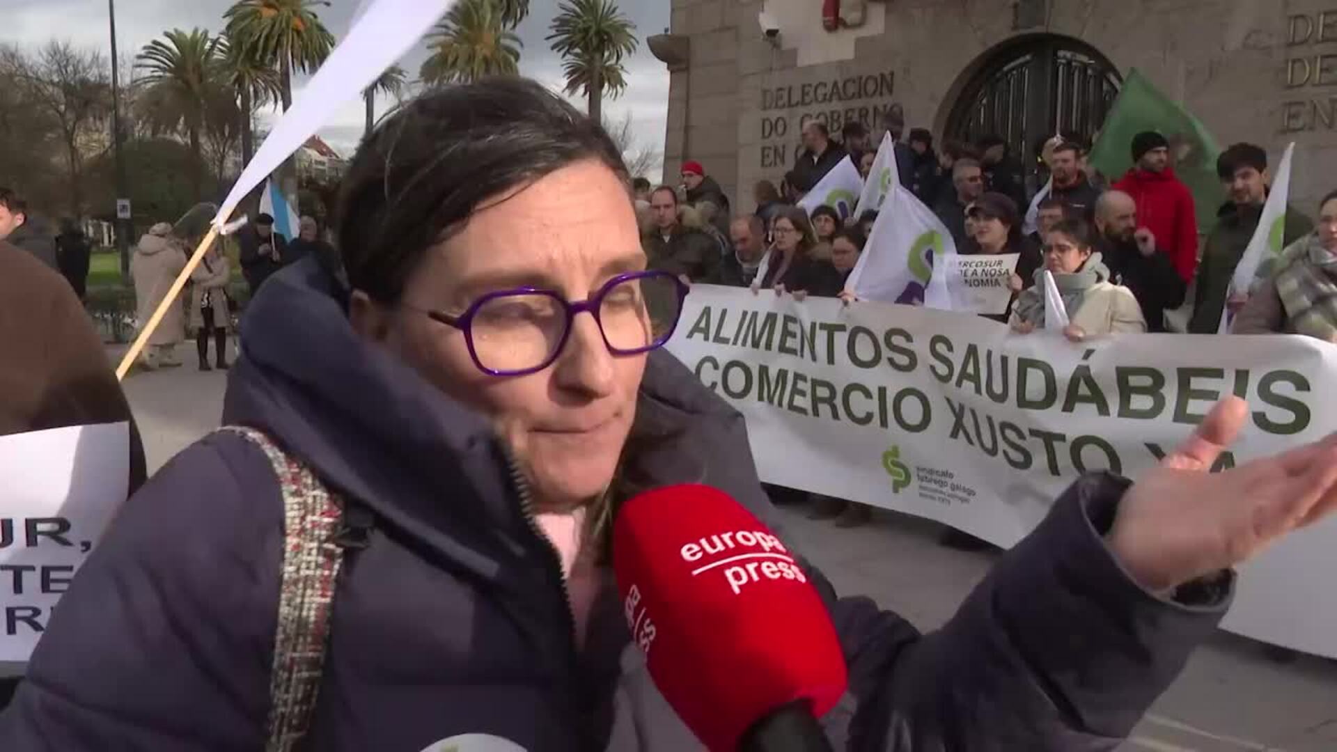 Agricultores y ganaderos gallegos se movilizan contra el acuerdo con Mercosur