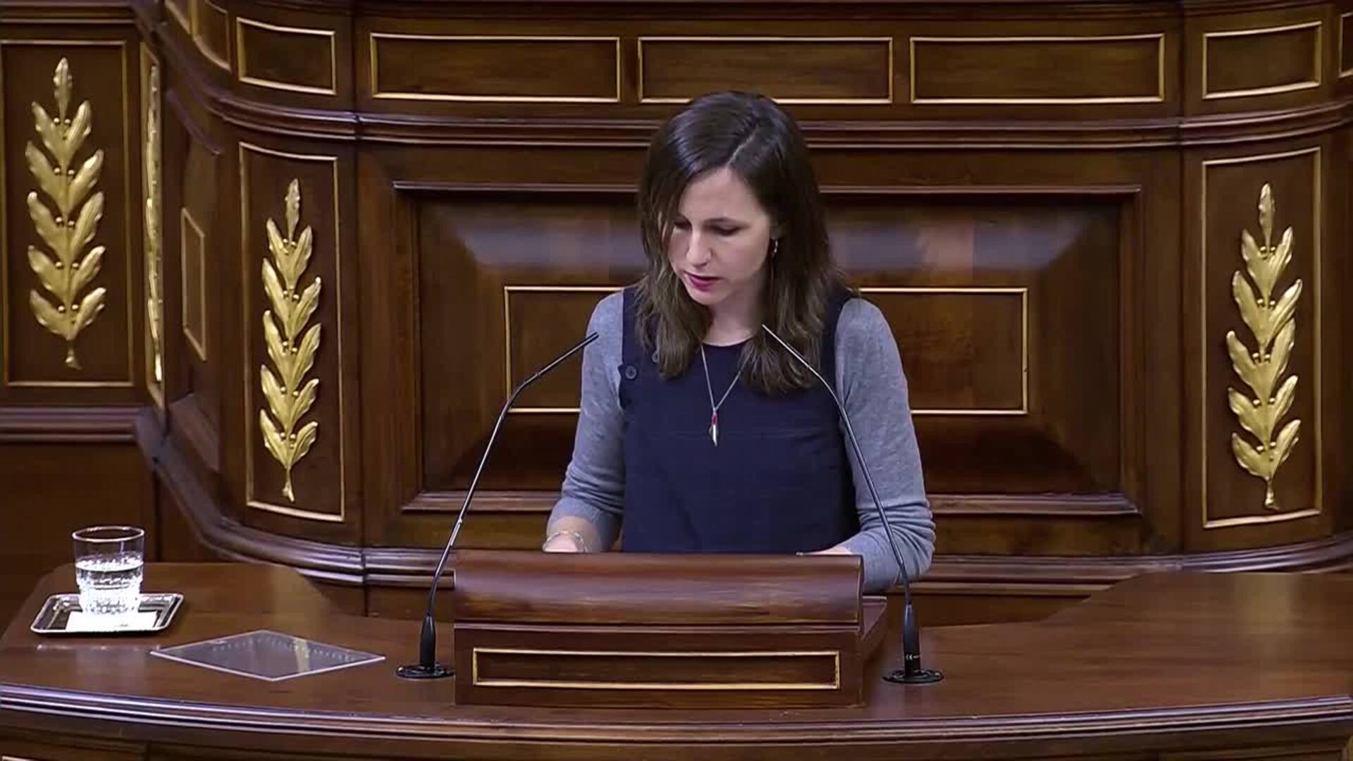 Belarra denuncia "la intervención ilegal" de EEUU en Venezuela y el "secuestro" de Maduro