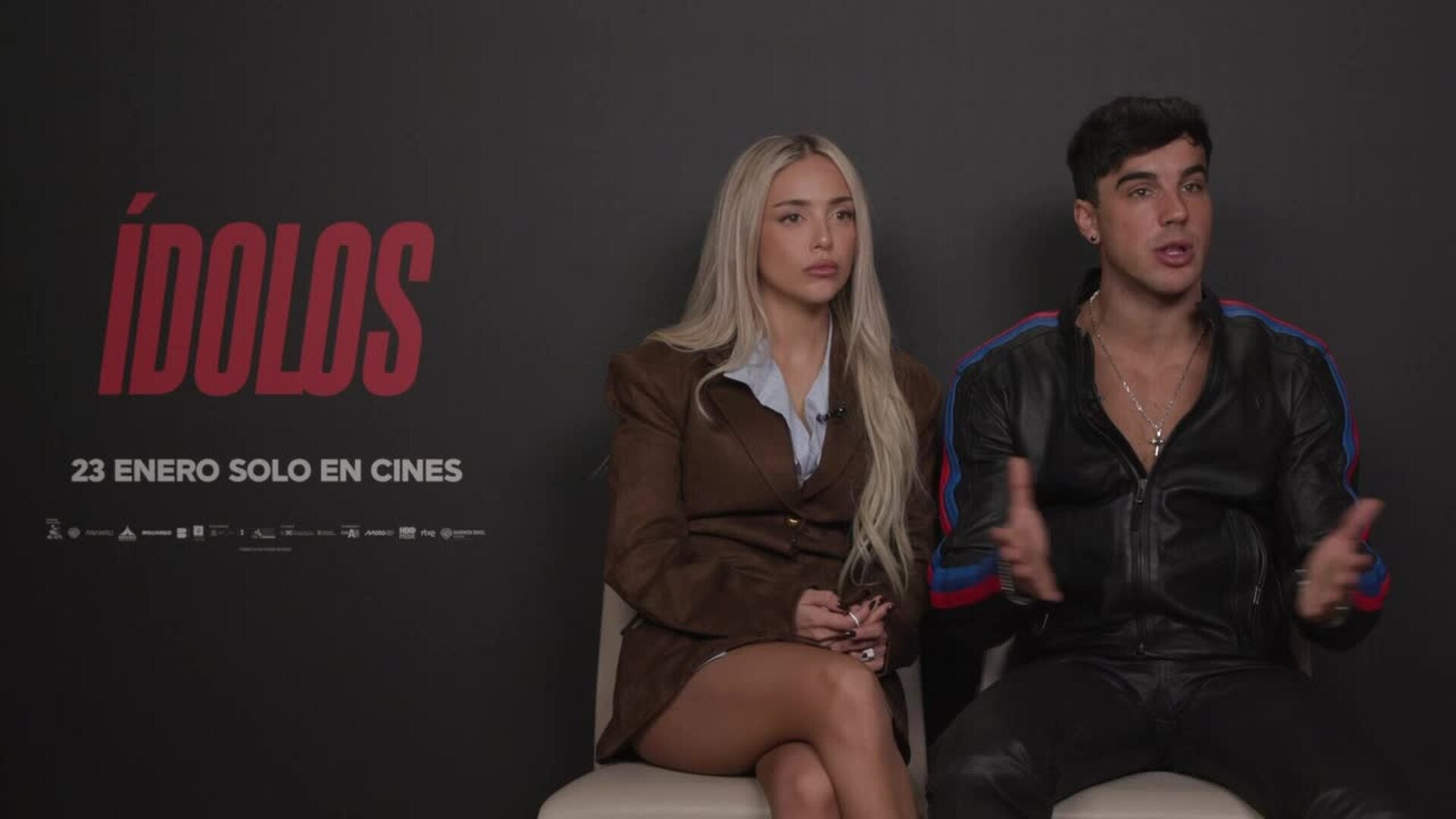 Óscar Casas y Ana Mena protagonizan 'Ídolos', una superproducción "para vivirla en el cine"