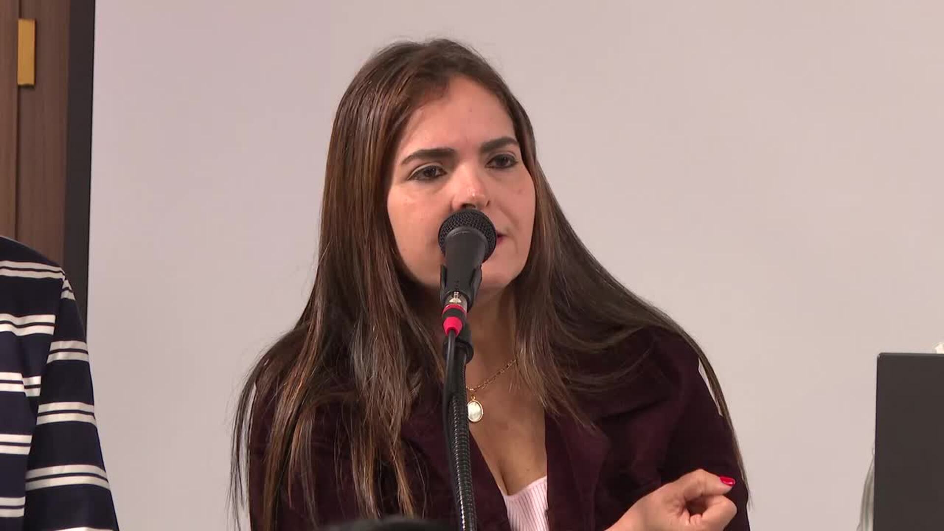 Tamara Sujú destaca que la entrega de la medalla del Nobel a Trump es un "agradecimiento"