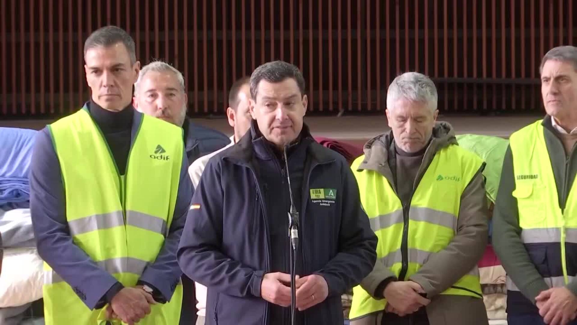 Sánchez promete "dar con la verdad" de la tragedia de Adamuz y alerta contra los bulos