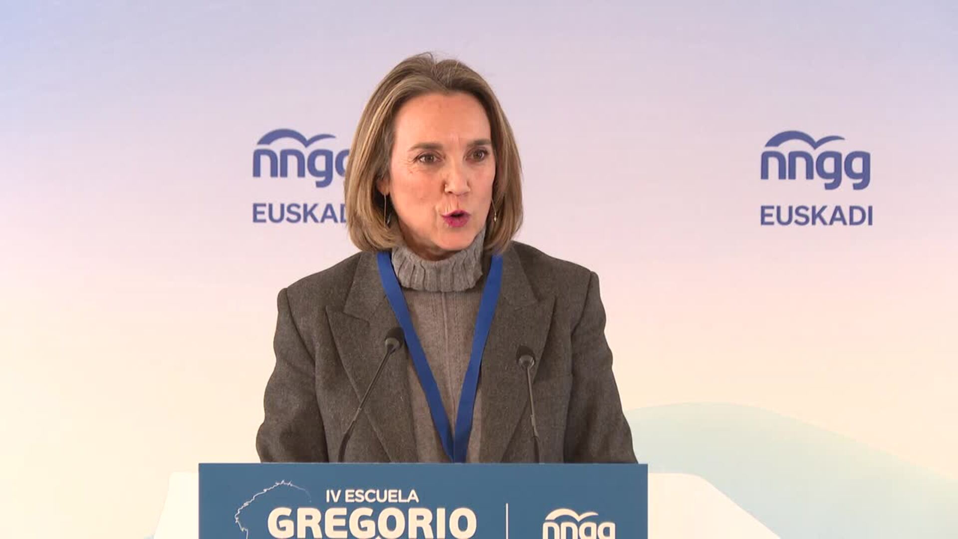 Cuca Gamarra, "la regeneración democrática es que nunca más Bildu forme parte de un gobierno"