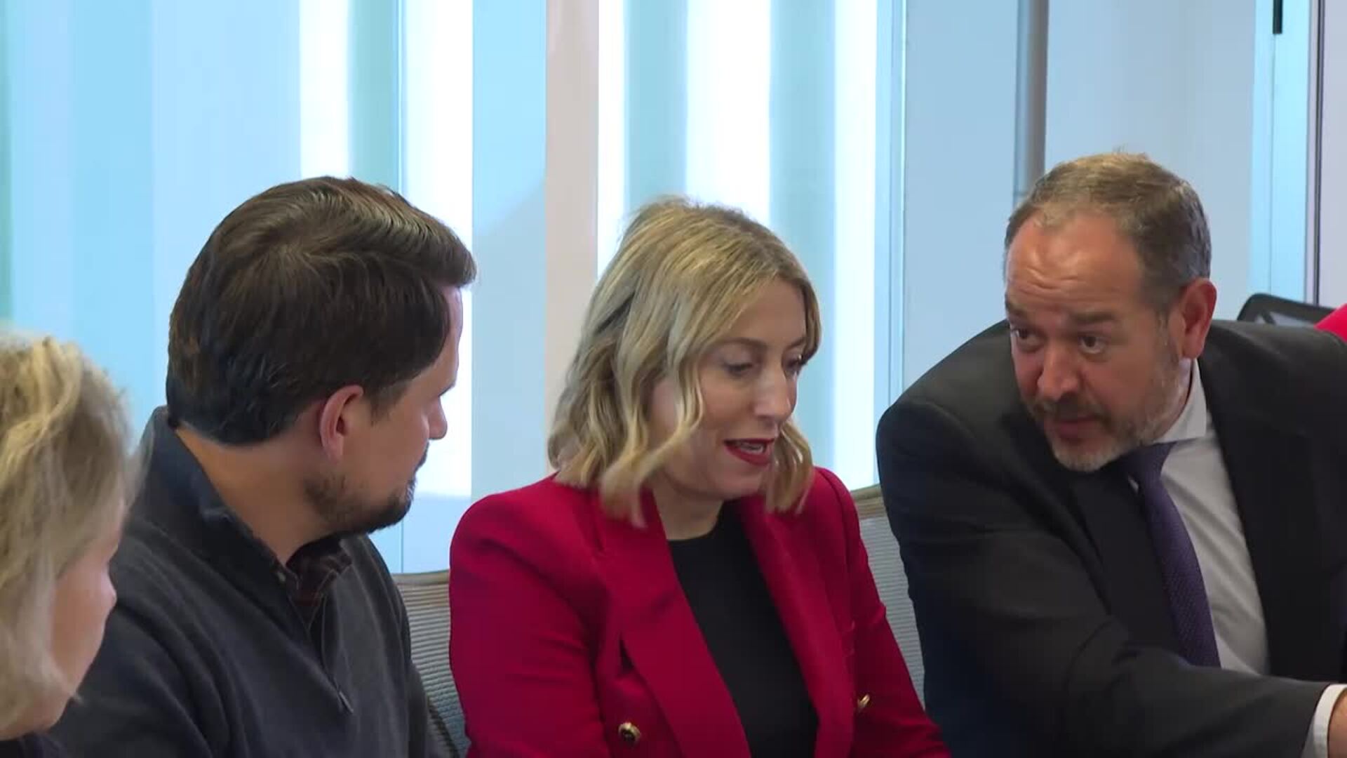 Reunión en el Centro 112 Extremadura para evaluar el paso de la borrasca Kristin