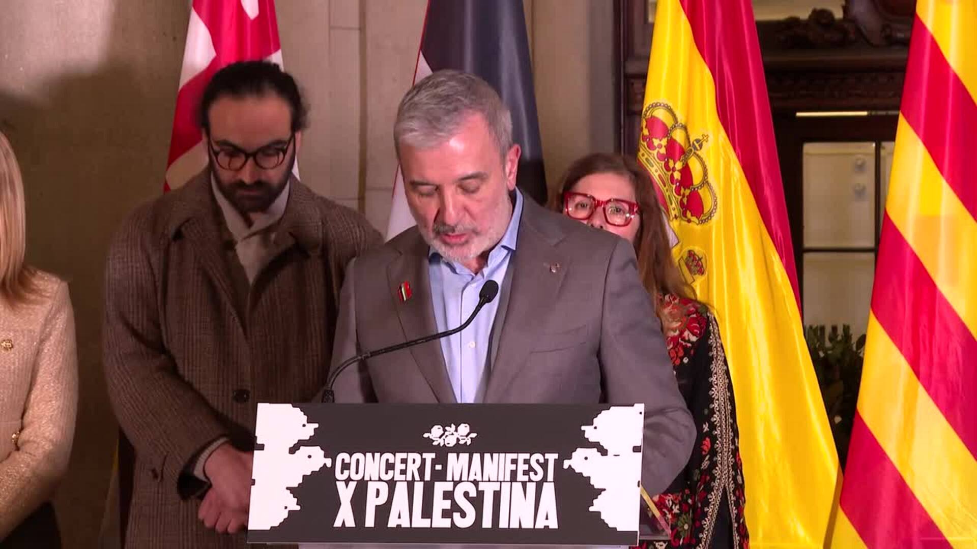 Urtasun, Collboni y Duch recuerdan que el conflicto en Gaza no ha terminado y piden "justicia"