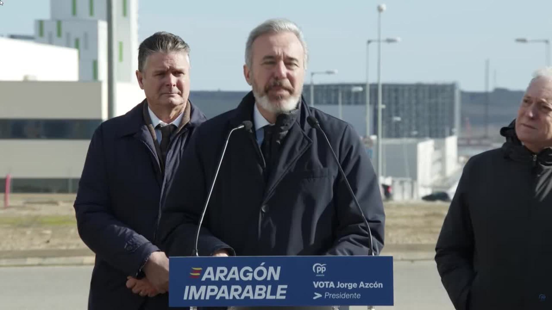 Azcón (PP) anuncia un Plan Estratégico de Logística en Aragón