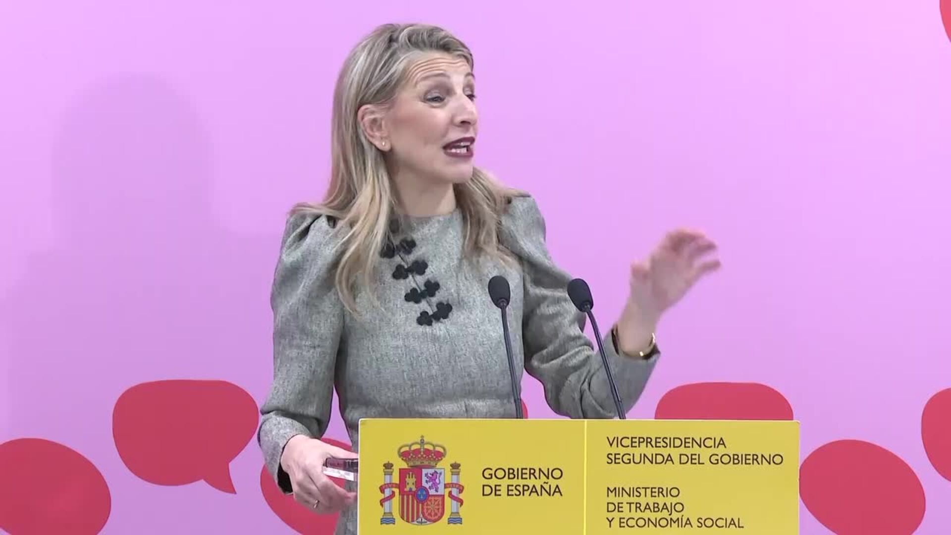 Díaz acusa a Economía de estar "en contra" de lo bueno y pide rectificar con el control horario