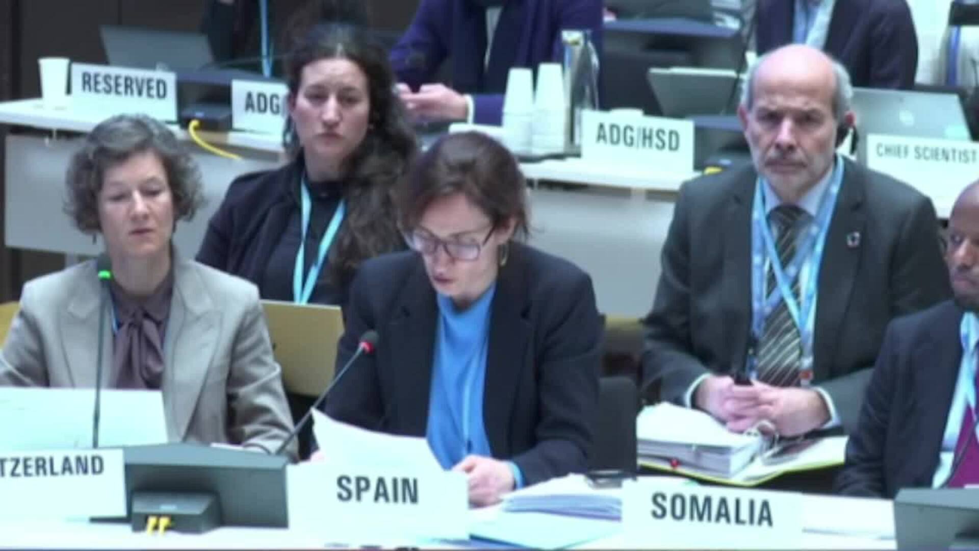 Mónica García expresa "preocupación" por Gaza y políticas de control migratorio ante la OMS