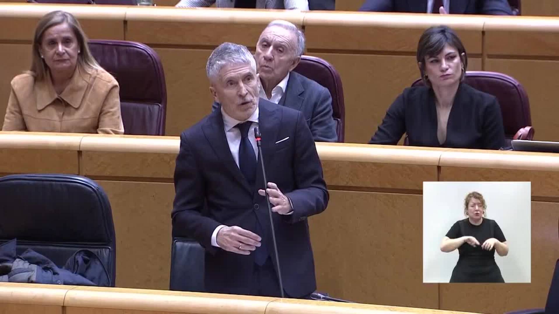 Marlaska asegura "prevención" y "contundencia" contra la explotación sexual