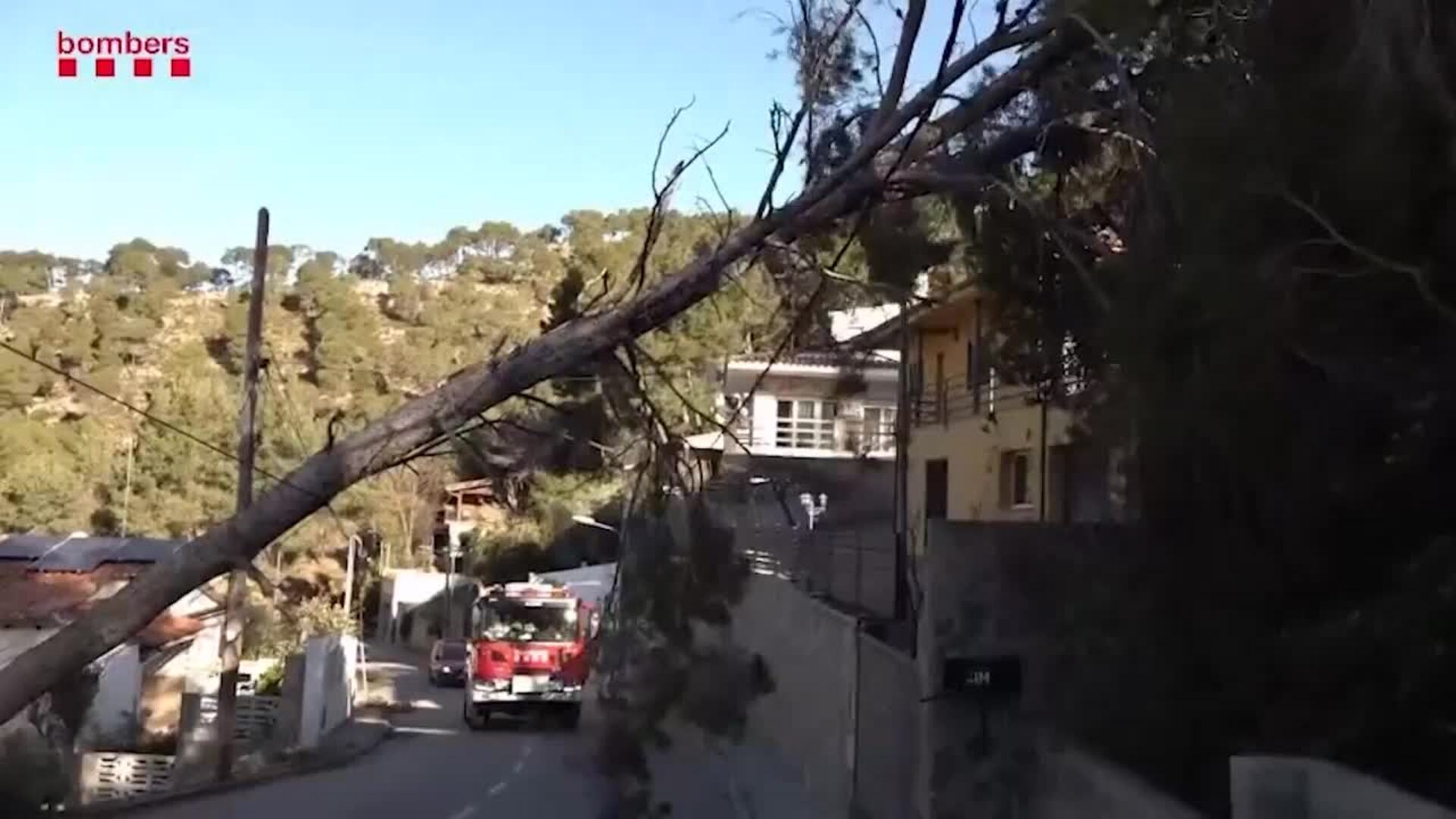 Muere una mujer de 46 años herida por los efectos del temporal de viento en Cataluña