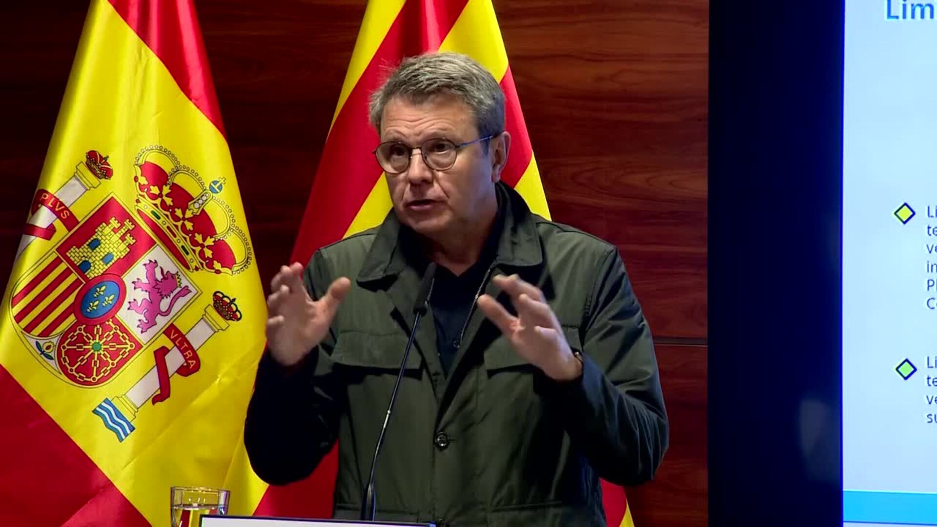 Santano prevé que acaben en abril los límites de velocidad por obras urgentes en Rodalies